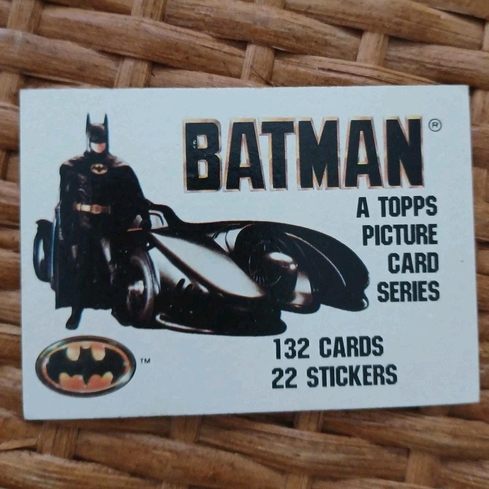 Vintage‎ 1989 Topps Batman Movie Trading Cards Series 1 & 2 Holson Photo Binders
